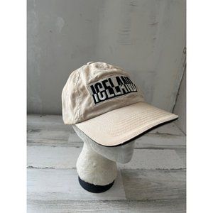 Tan Iceland adjustable back ball cap